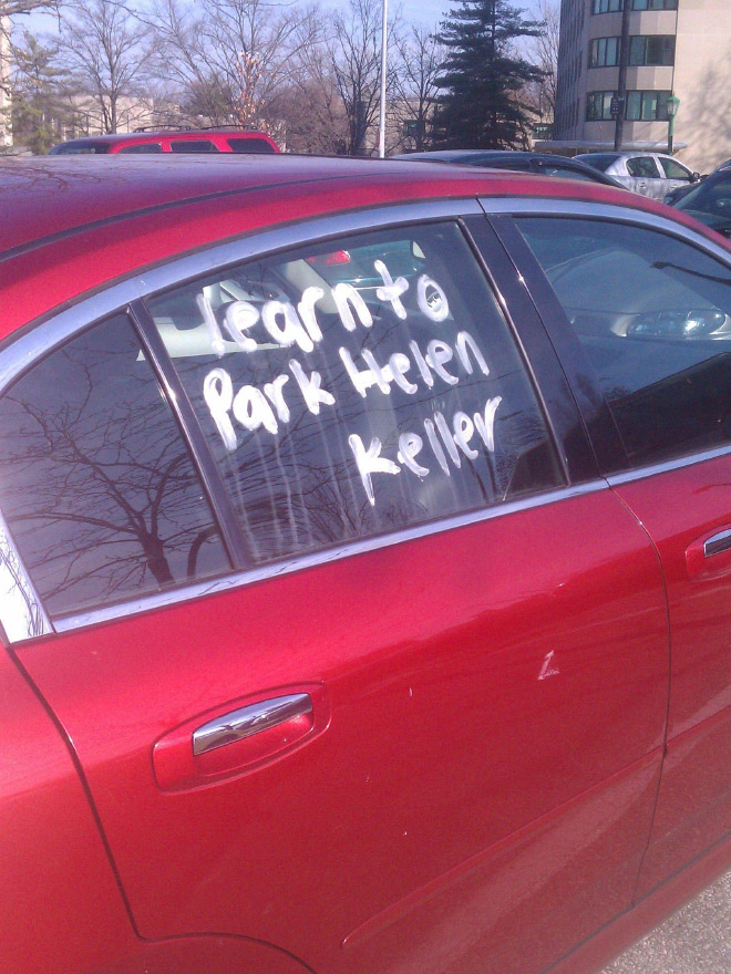 Hilarious Bad Parking Notes Left on Cars