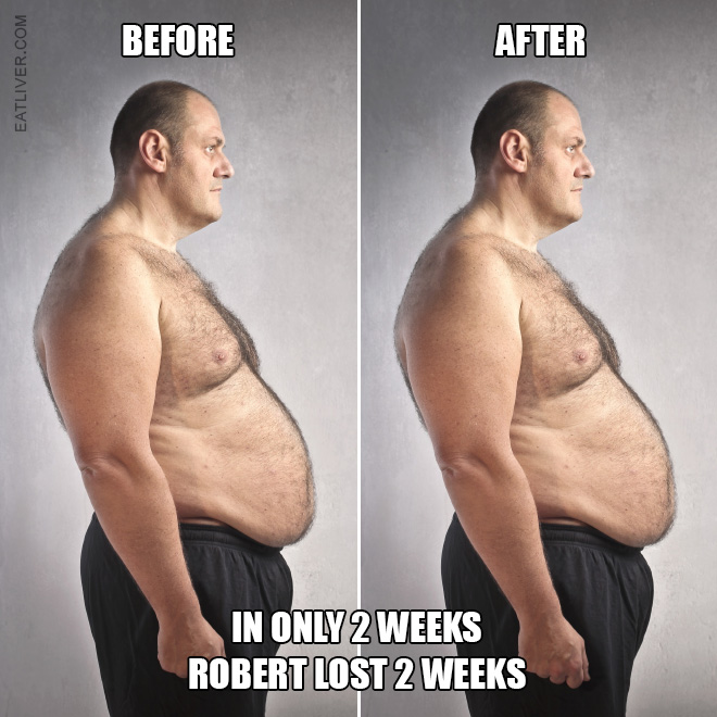 In just two weeks Robert lost two weeks!