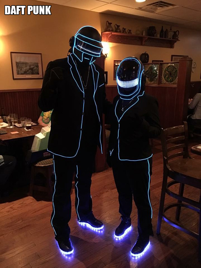 Daft Punk Halloween costume.