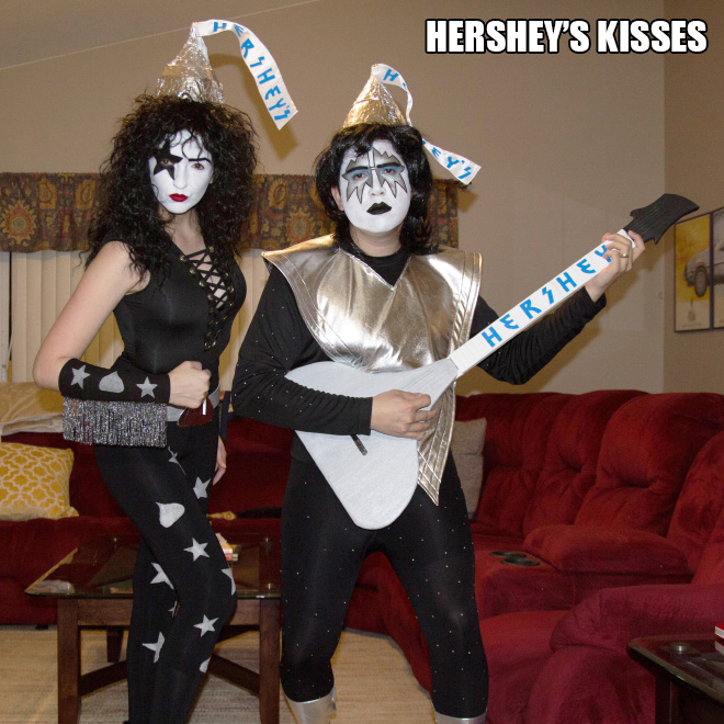 Hershey's Kisses Halloween costume.
