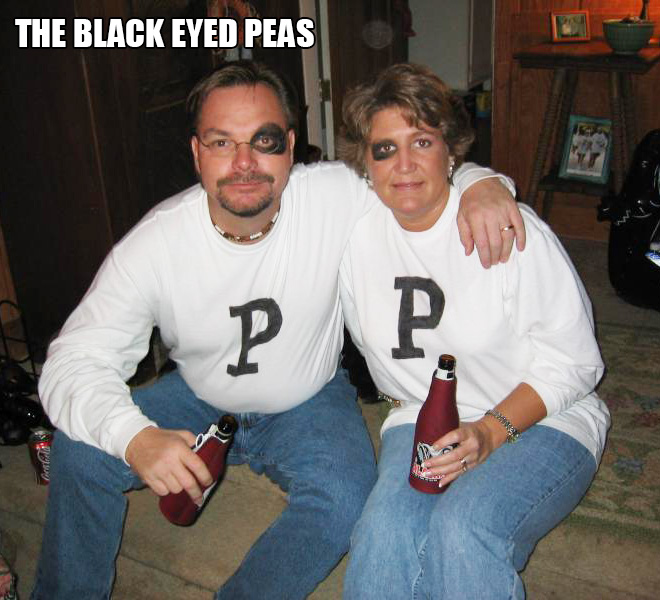 The Black Eyed Peas Halloween costume.