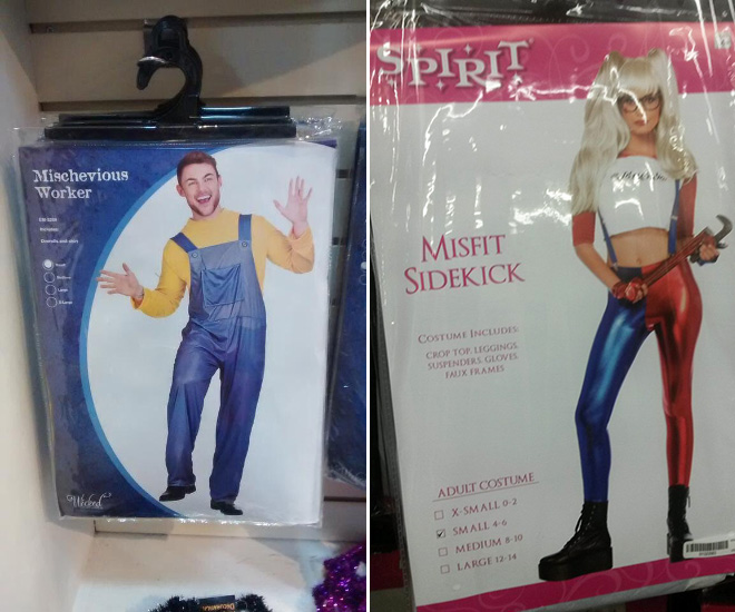 Mischevious worker and misfit sidekick.