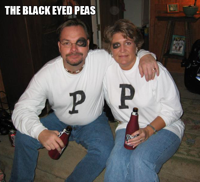 The black eyed peas costume.