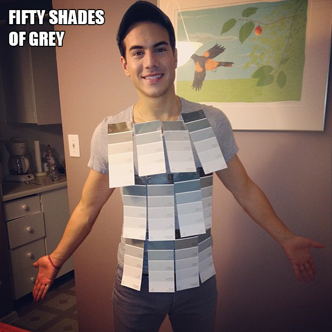 50 shades of grey costume.