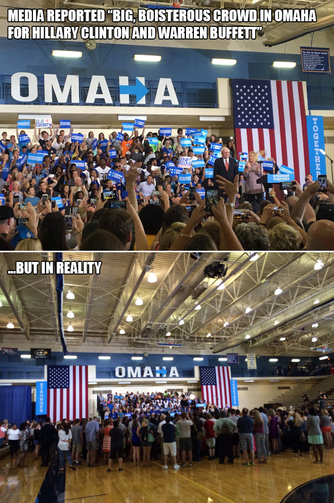 Hillary vs. reality.