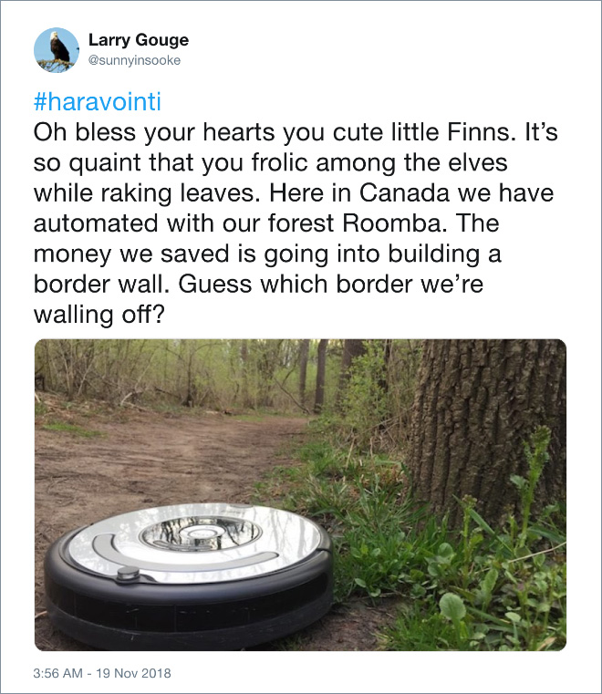 Forest Roomba to the rescue!