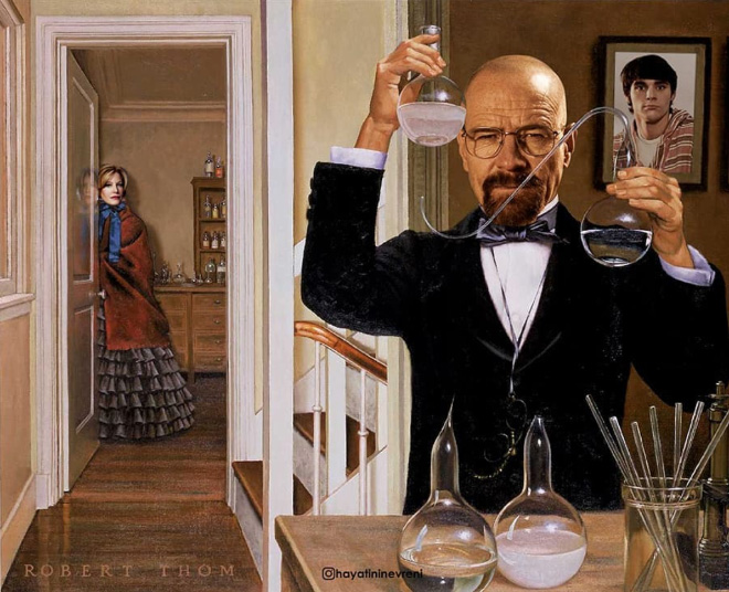 Breaking Bad meets art.