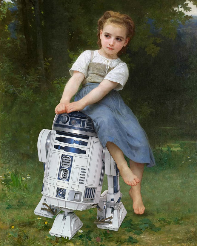 R2D2 meets art.