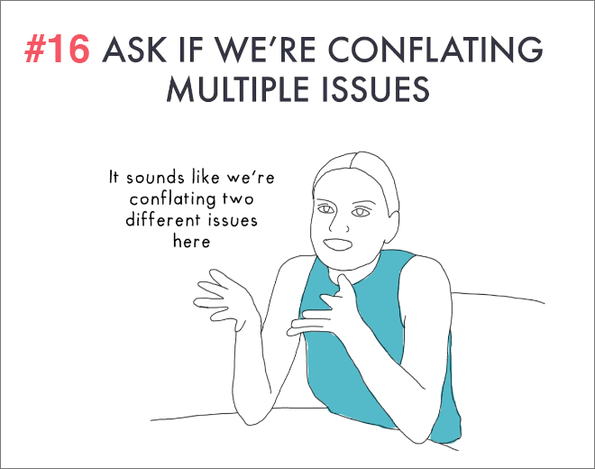 Ask is we are conflating multiple issues.