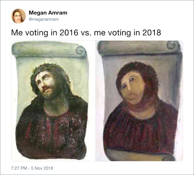 Me voting: 2016 vs. 2018.