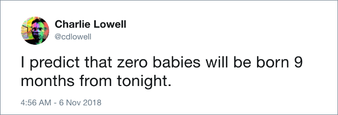 Zero babies output after 9 months.