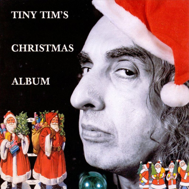 Tiny Tim can't do proper album cover art.