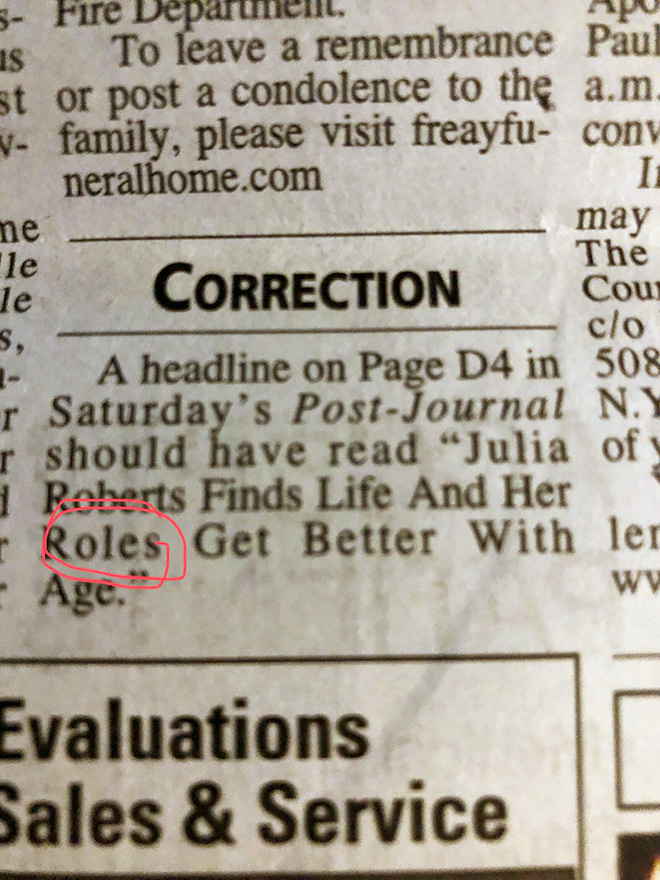 Headline correction.