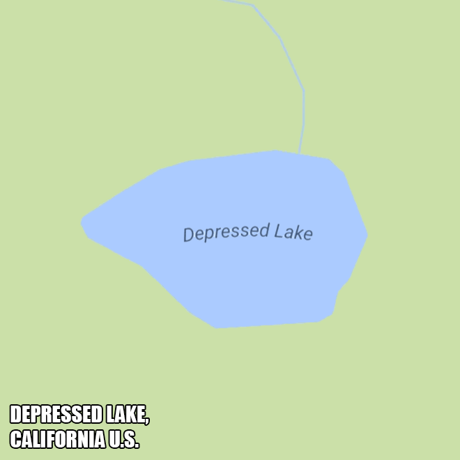 Depressed Lake.