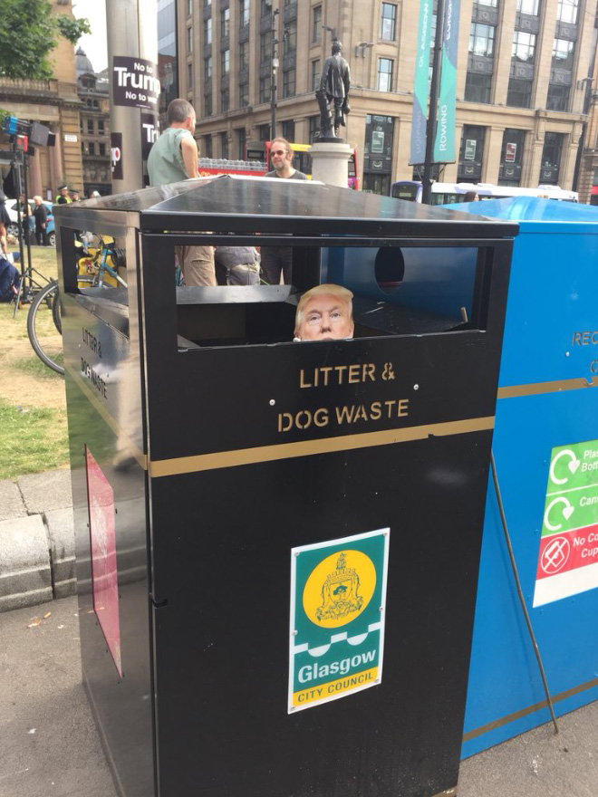 Litter and dog waste.