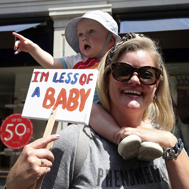 Less of a baby than Trump.