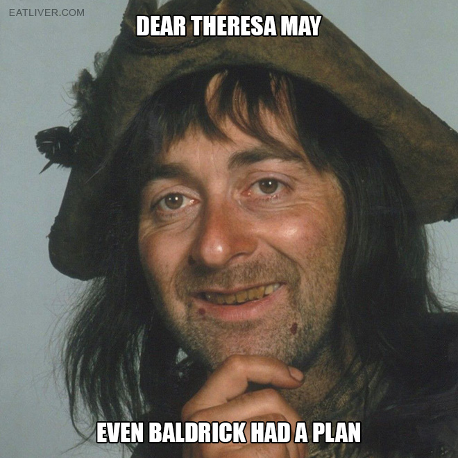 Even Baldrick had a plan!