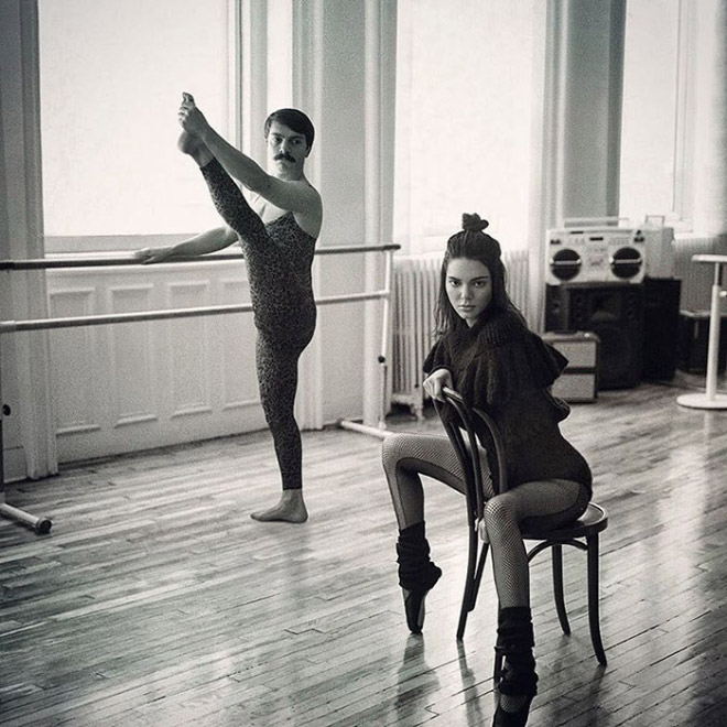 Kendall Jenner ballet practice.