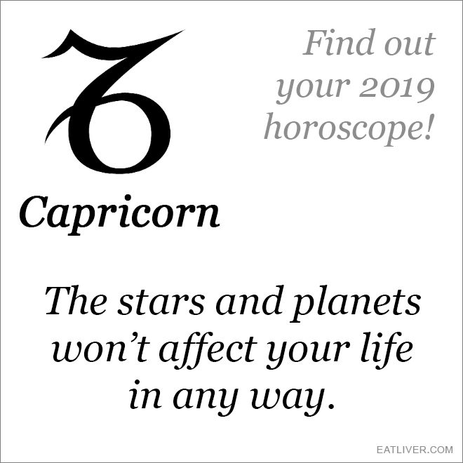 Capricorn horoscope.