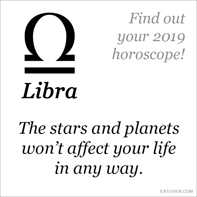 Libra horoscope.