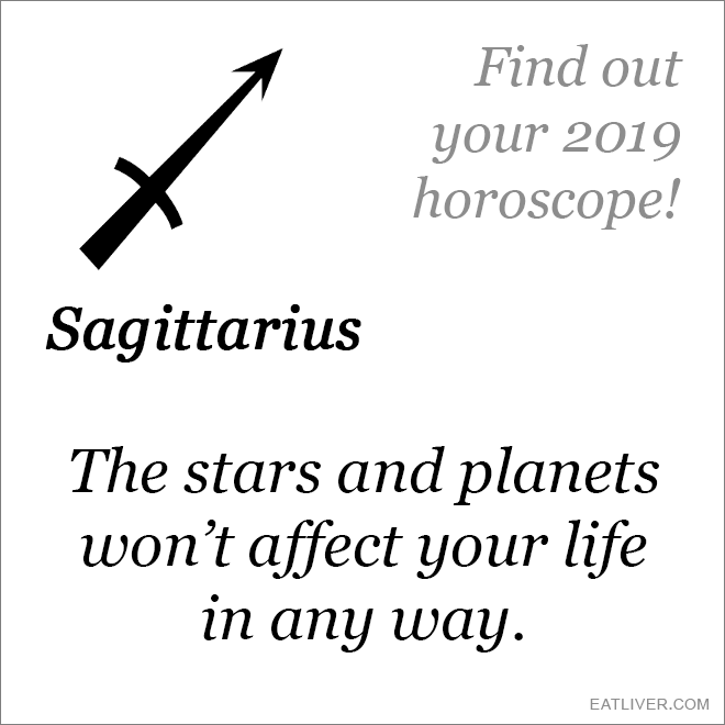 Sagittarius horoscope.