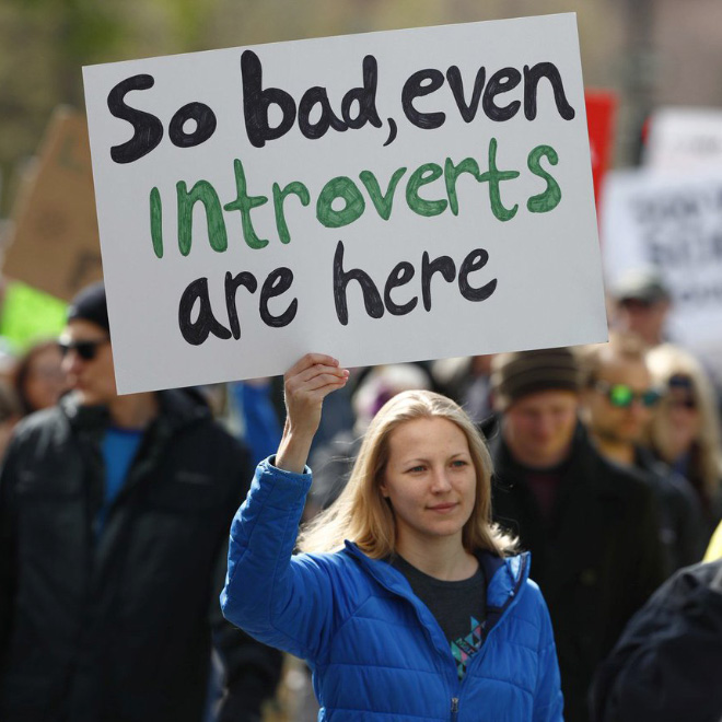 So bad, even introverts are here.