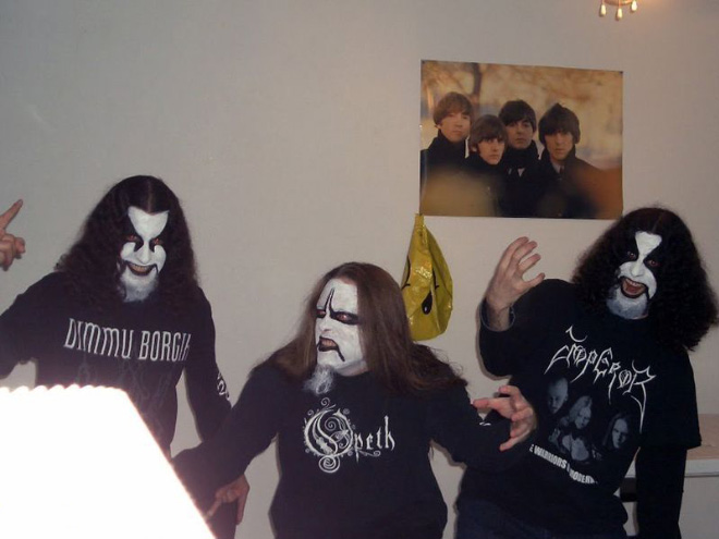 Awkward metal band photo.