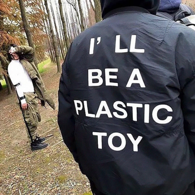 I'll be a plastic toy.