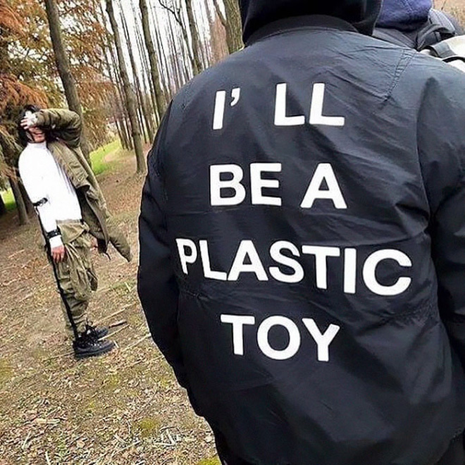 I'll be a plastic toy.