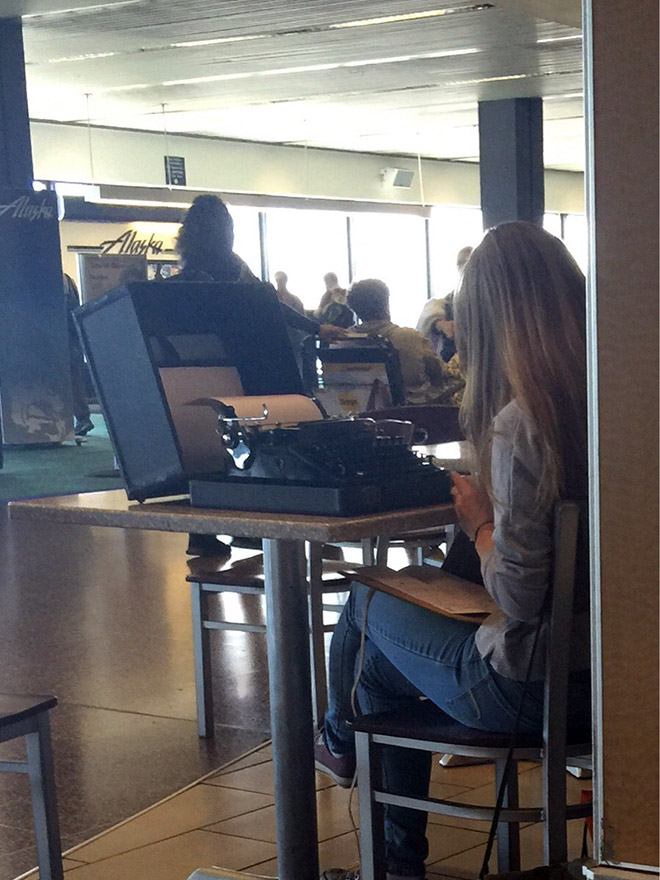 Real hipsters don't need laptops.