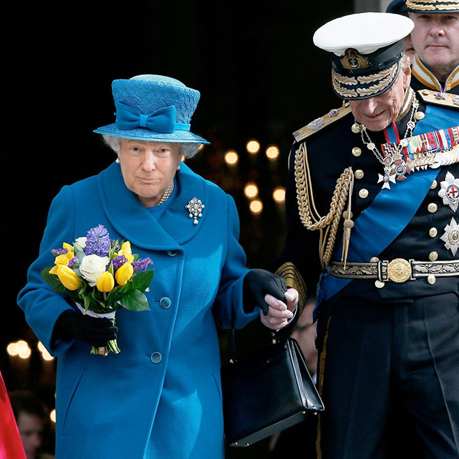 Donald Trump photoshopped as Queen of England.