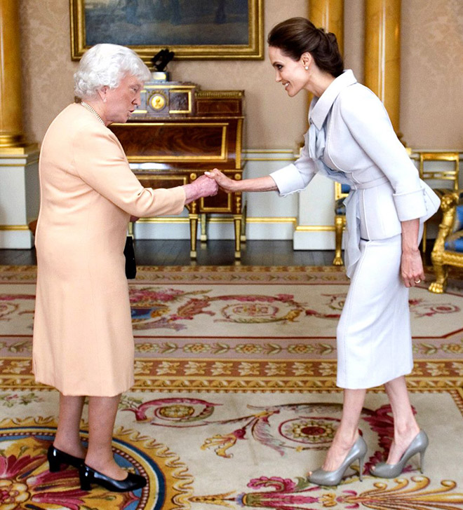 Donald Trump photoshopped as Queen of England.