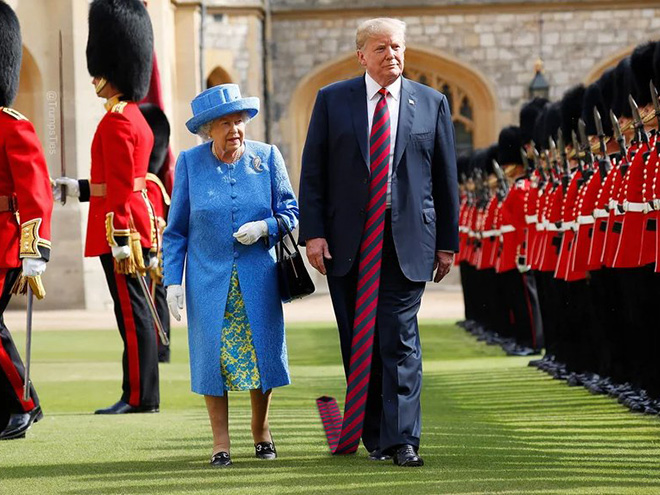 Have you noticed how long Trump's tie is?