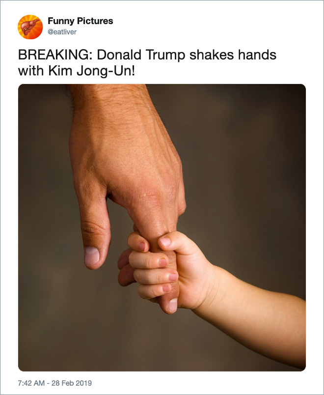 BREAKING: Donald Trump shakes hands with Kim Jong-Un!