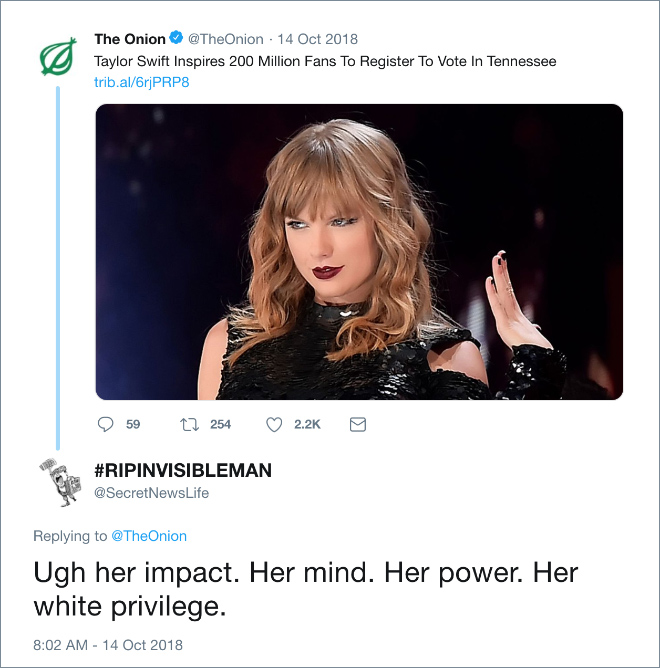 Some people take "The Onion" seriously...