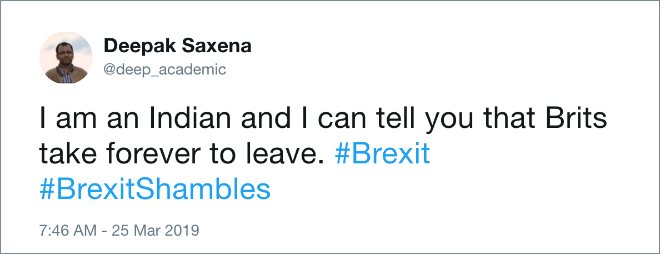 One of the funniest Brexit tweets.