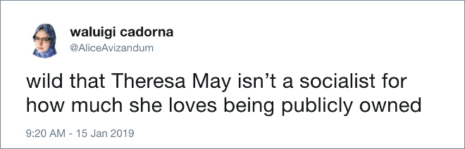 One of the funniest Brexit tweets.