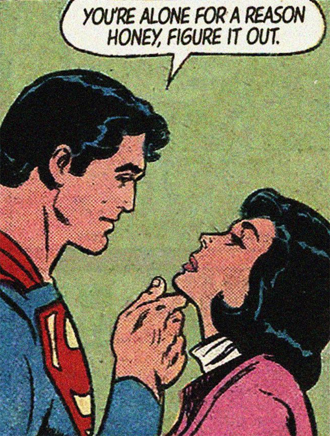 Classic comic book combined with modern love...