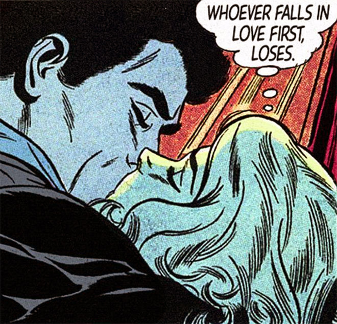 Classic comic book combined with modern love...