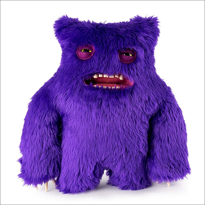 Meet a Fuggler: creepy stuffed toy with human teeth.