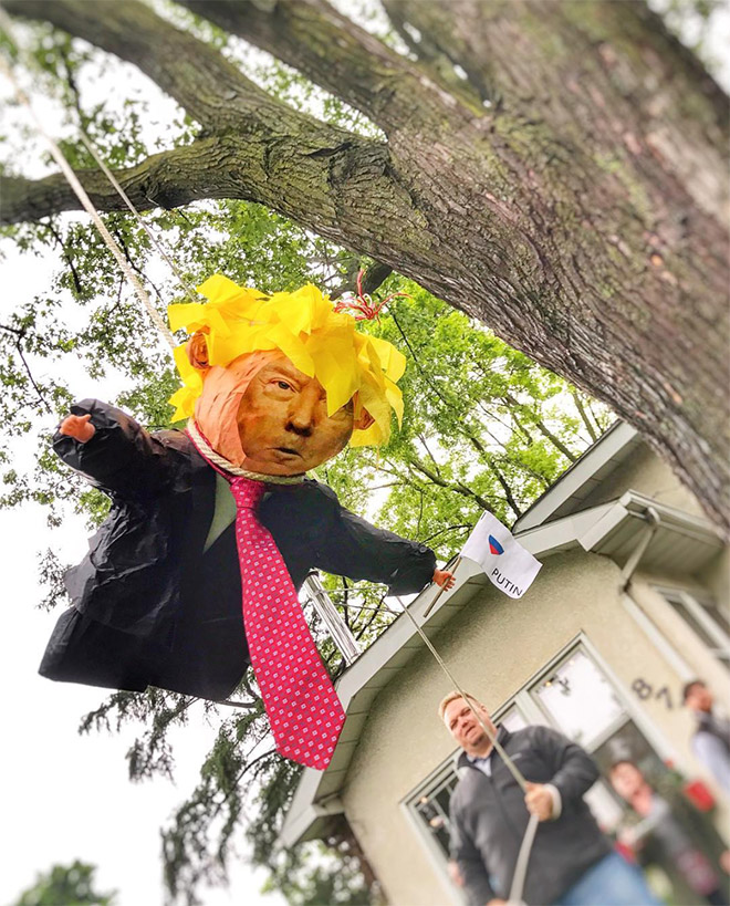 Donald Trump piñatas are getting popular...