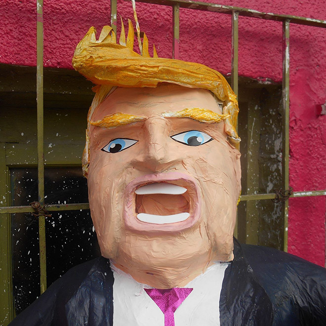 Donald Trump piñatas are getting popular...