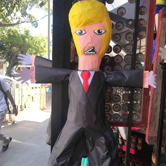 Donald Trump piñatas are getting popular...