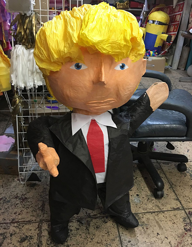 Donald Trump piñatas are getting popular...