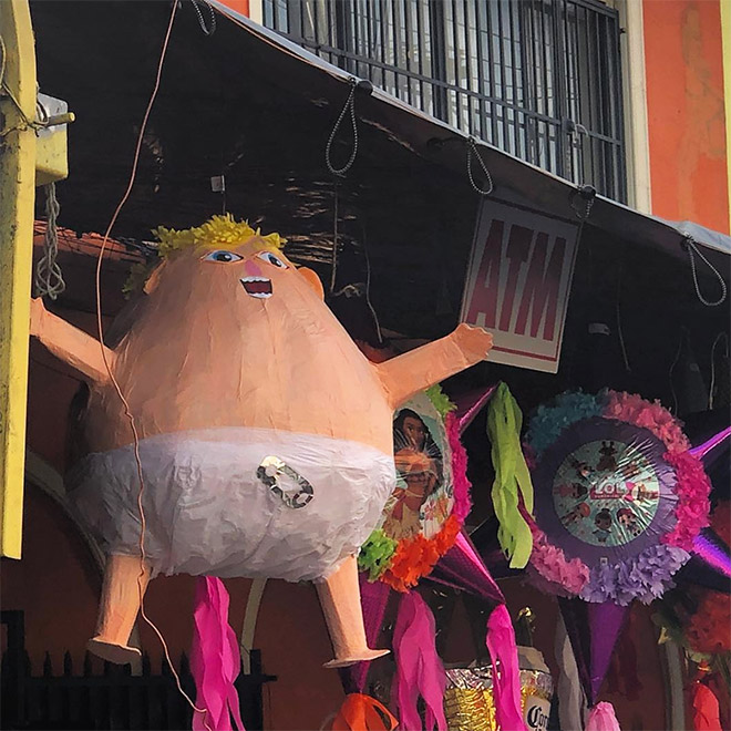 Donald Trump piñatas are getting popular...