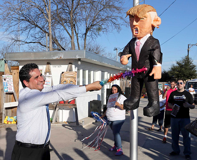 Donald Trump piñatas are getting popular...