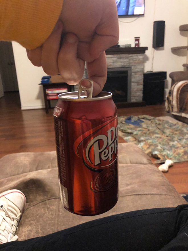 Is this the worst way to hold your drink?