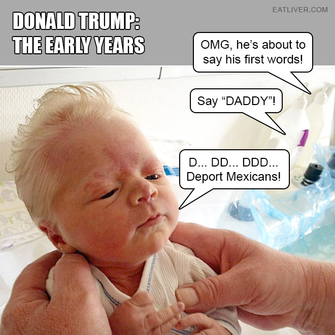 OMG, he's about to say his first words!