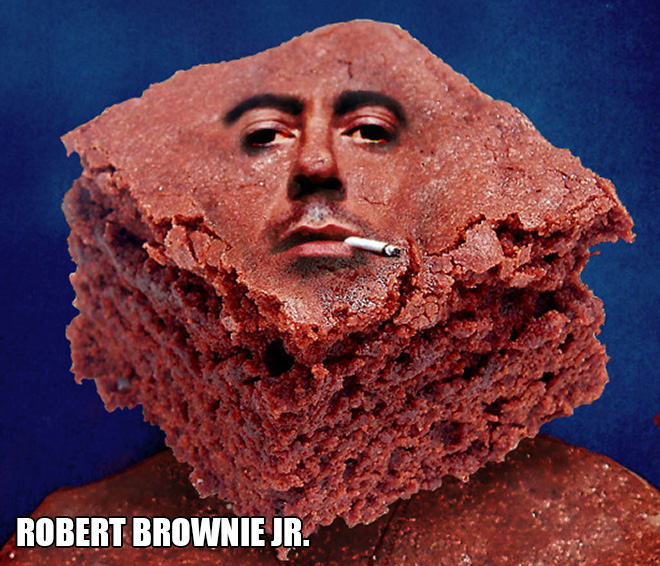 Bread celebrity. The greatest use of Photoshop ever.