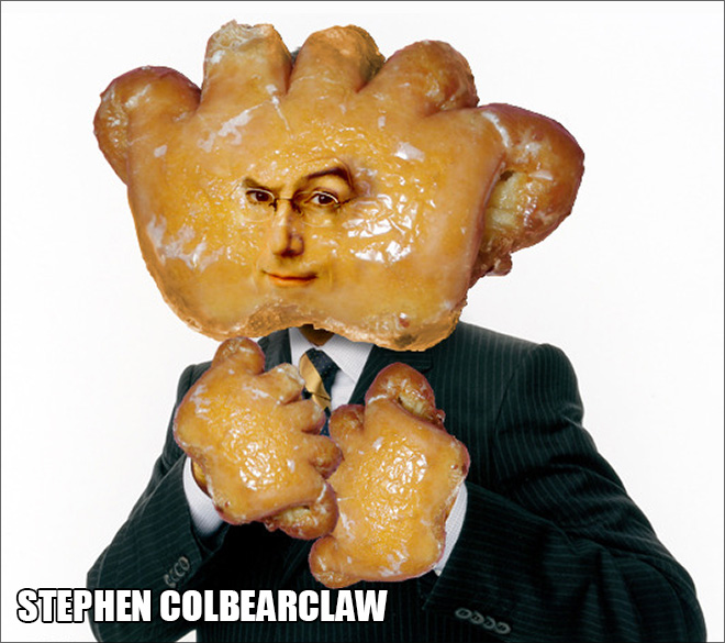 Bread celebrity. The greatest use of Photoshop ever.